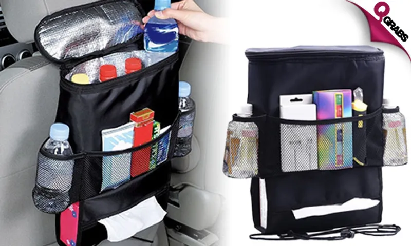 Insulated Car Back Seat Organizer!